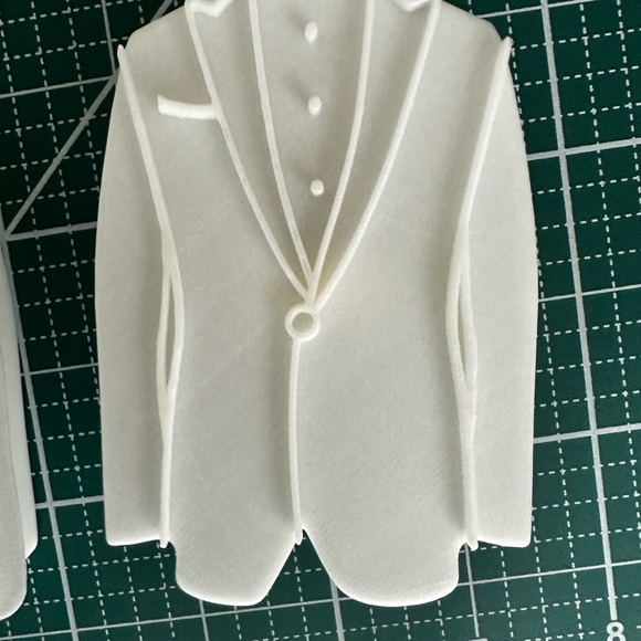 Tuxedo Cookie Cutter and Stamp Set - Picture 6 of 6